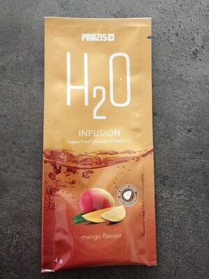 H2O infusion front packaging