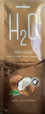 H2o infusion coconut flavor