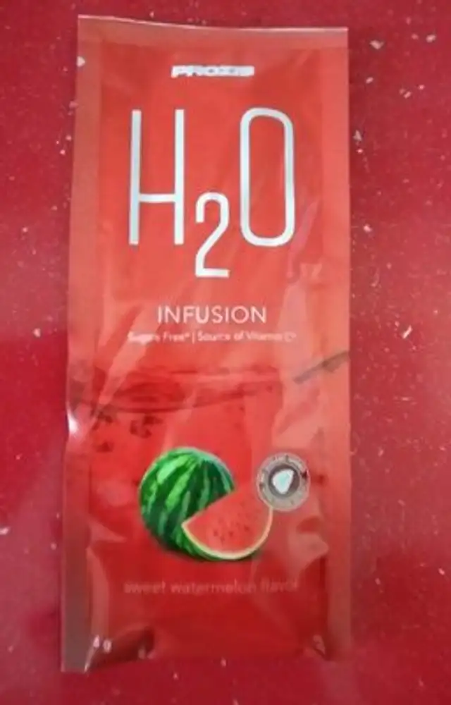 H2o infusion front packaging