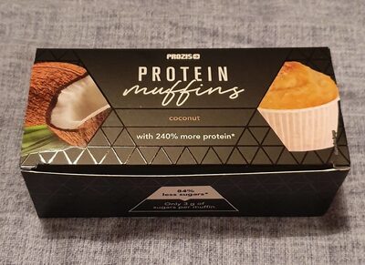 Protein Muffins Coconut Prozis front packaging