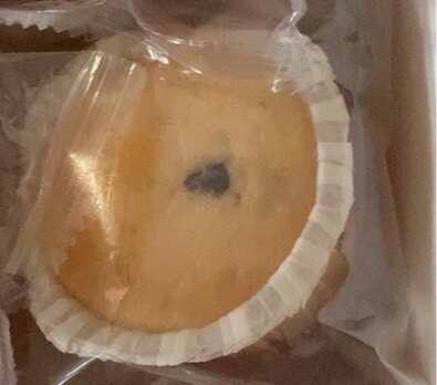 Orange dark choco muffins front packaging