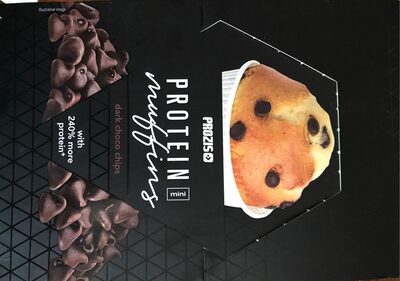 Mini protein muffins front packaging
