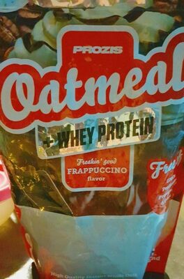 Oatmeal + whey protein frappucino