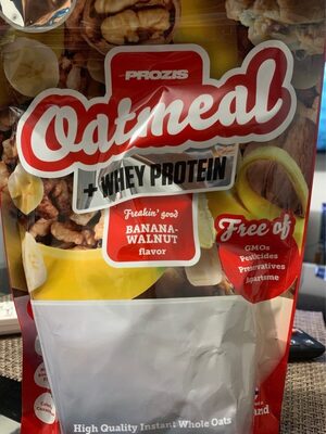 Oatmeal + protein front packaging