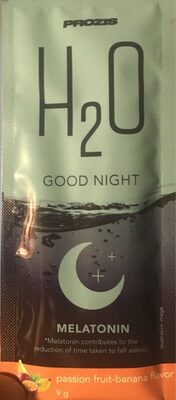 H₂O Good Night Melatonin passion fruit-banana flavor