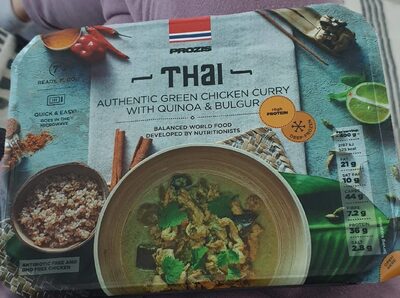 Authentic Green Chicken Curry with Quinoa & Bulgur