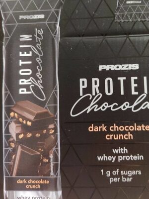 Chocolate negro proteico crujiente