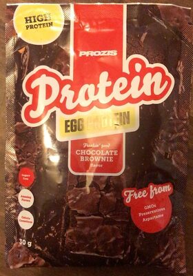 Egg protein front packaging