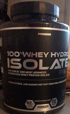 Whey idro isolate front packaging