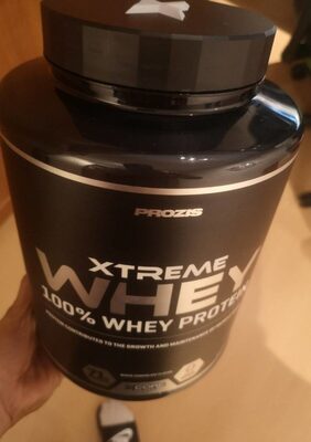 Xtreme whey protein front packaging