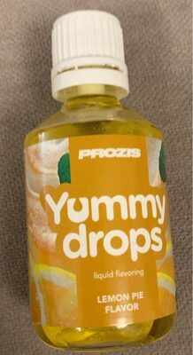 Yummy drops front packaging