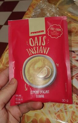 Avena instantánea front packaging