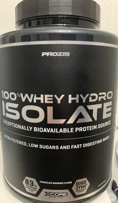 100% Whey Hydeo Isolate front packaging