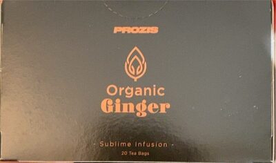 Organic ginger front packaging