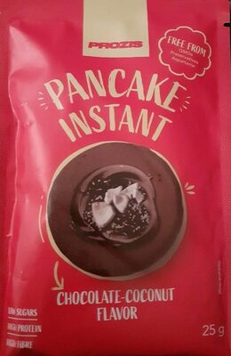 Pancake chocolate-coconut front packaging
