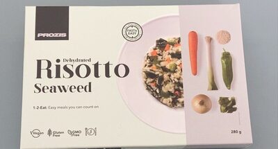 Risotto seaweed front packaging