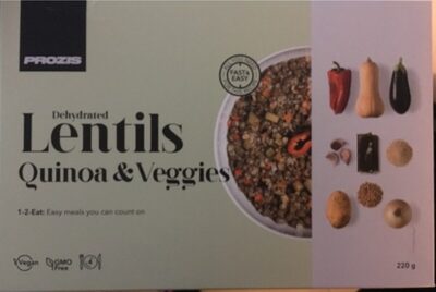 Lentilles quinoa et legumes