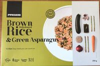 Riz complet déshydraté aux asperges vertes