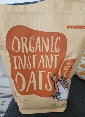 Farine d'avoine vanillé naturel front packaging