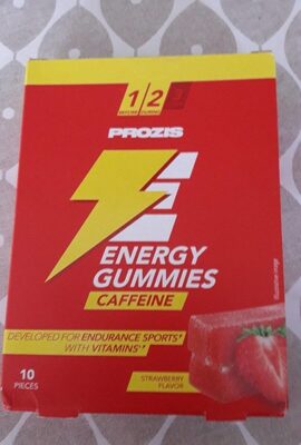 Énergy gummies front packaging