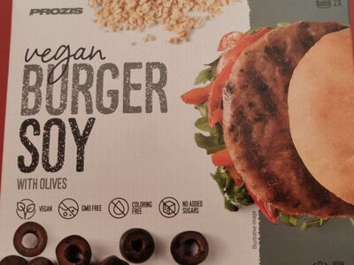 Vegan Burger Soy with Olives