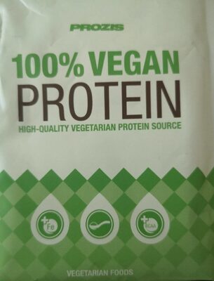 100% vegan protein front packaging