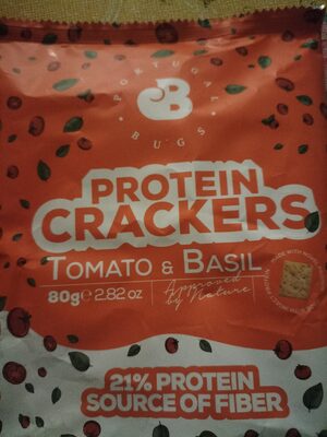 Protein Crackers, tomato & basil