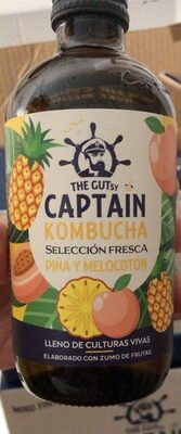 Kombucha piña melocotón