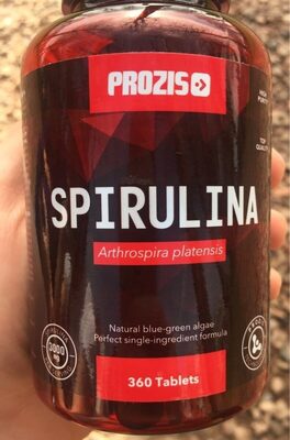 Spirulina 360 Tablets front packaging