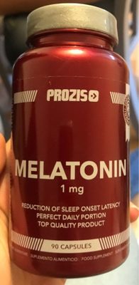 Melatonin front packaging