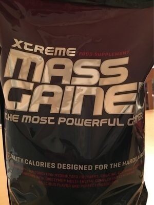 Xtreme Mass Gainer - Strawberry Flavour front packaging