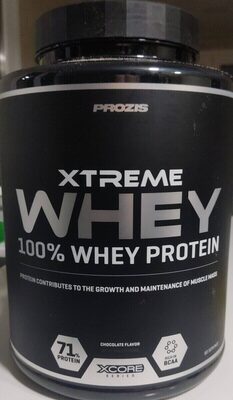 Xtreme whey front packaging