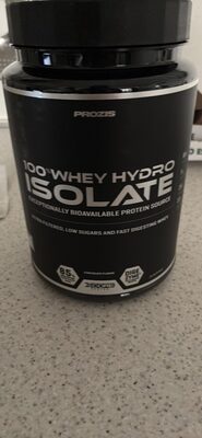 100% Whey Hydro Isolate front packaging