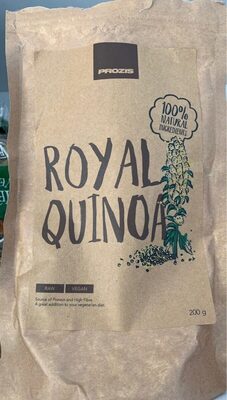 Royal quinoa front packaging