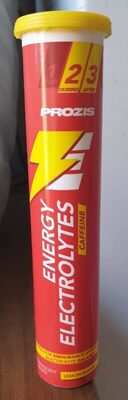 Energy Electrolytes Caffeine Lemon Flavor front packaging