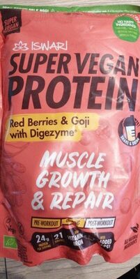 Super Vegan protein red berries & goji with Digezyme