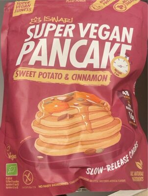 Super vegan pancakes sweet potato cinnamon