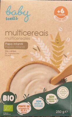 Papa Infantil multicereais front packaging