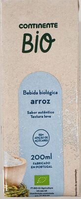 Bebida biológica arroz