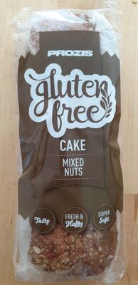 Cake mixed nuts front packaging