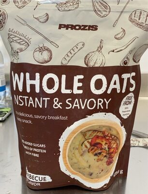 Savory oatmeal barbecue