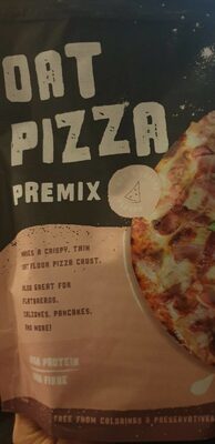 Oat pizza premix