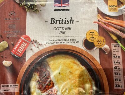 British Cottage Pie front packaging