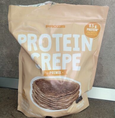 Protein crepe premix front packaging