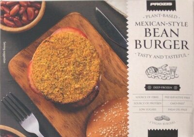 Mexican-style bean burguer