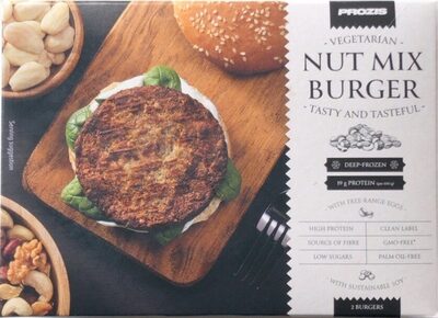 Nut Mix Burguer front packaging