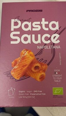 Pasta sauce front packaging