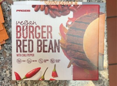 Vegan burger red bean