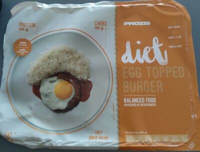 diet Egg Topped Burger