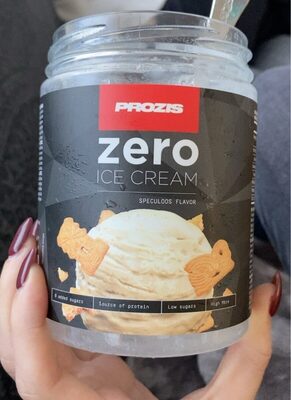 Zero ice cream speculoos front packaging